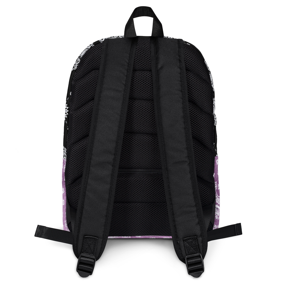 ROYAL ICONIC | Bandana Flag Tie Dye Aether Pour Color Block BACKPACK HueMan Gang Acid Wash Ice Dye Purple Crush