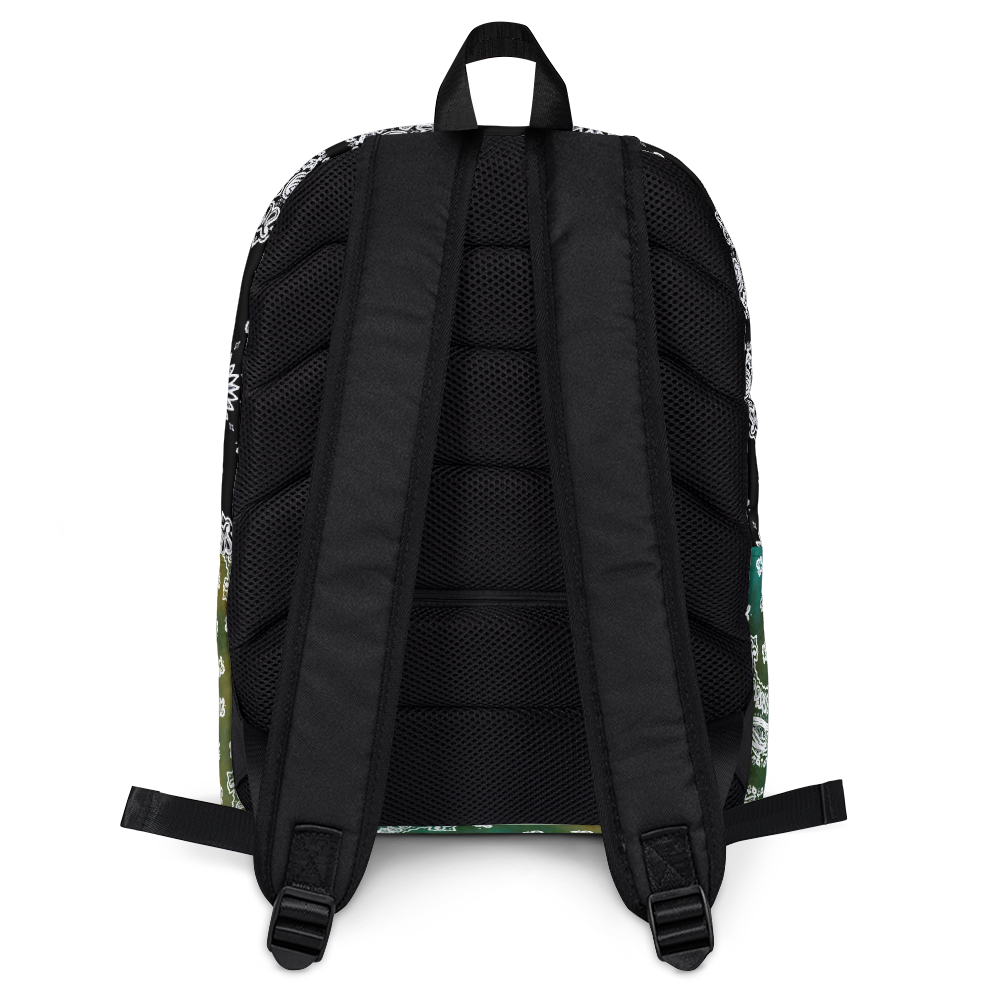 ROYAL ICONIC | Bandana Flag Tie Dye Aether Pour Color Block BACKPACK HueMan Gang Acid Wash Ice Dye Autumn Fields & Forests 2 Variations