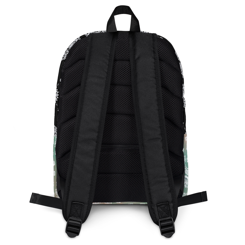 ROYAL ICONIC | Bandana Flag Tie Dye Aquarius Pour Color Block BACKPACK HueMan Gang Acid Wash Ice Dye Seafoam Haze Color Cloud