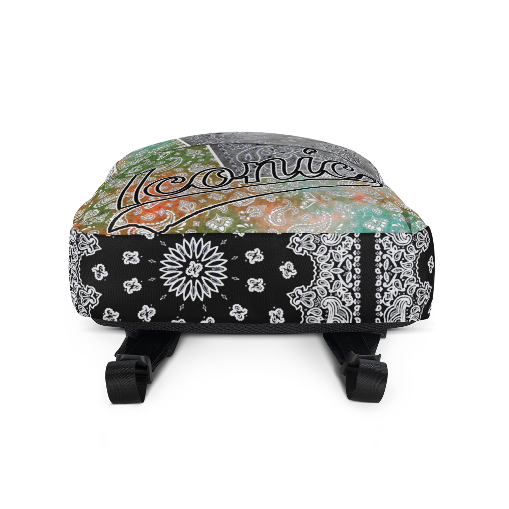 ROYAL ICONIC | Bandana Patchwork BACKPACK Digital Frontier HueMan Gang Tie Dye Classic Urban Hippie