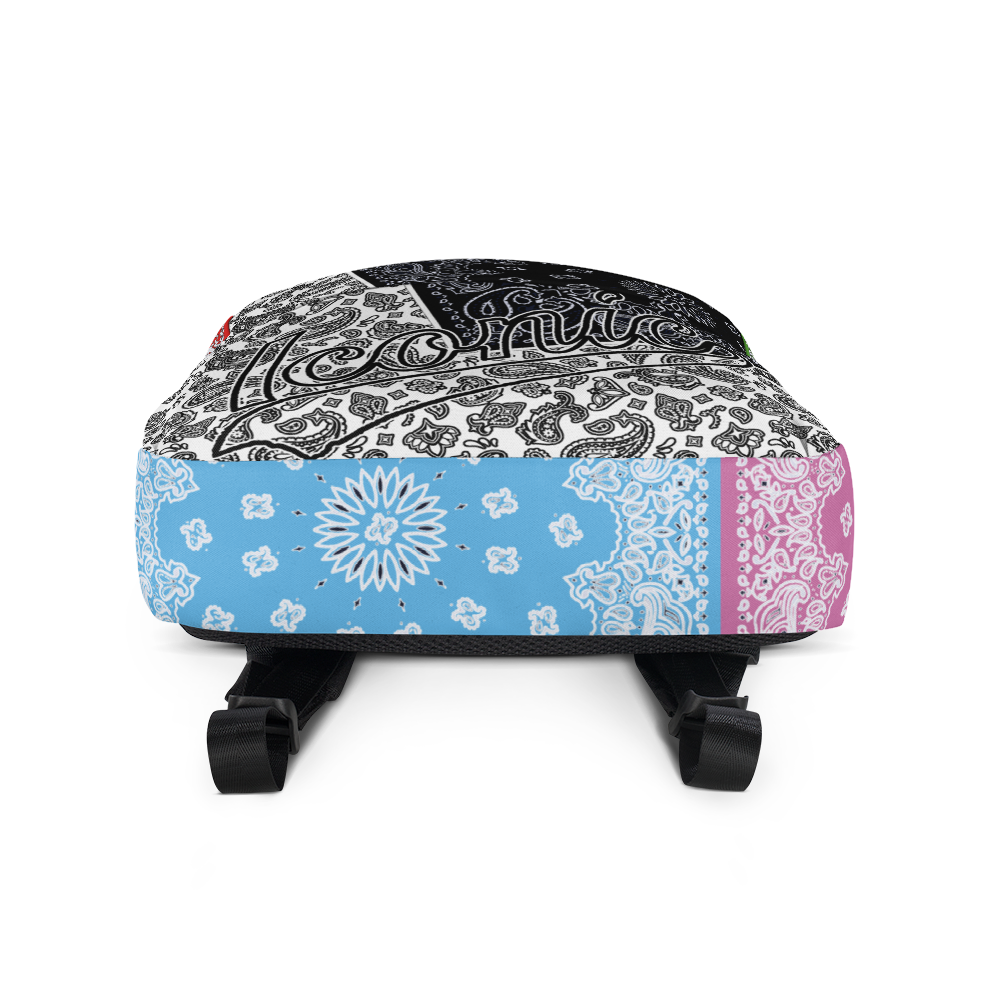 ROYAL ICONIC | Bandana Patchwork BACKPACK Digital Frontier HueMan Gang Cobain Collective Carousel 3 Color Variations