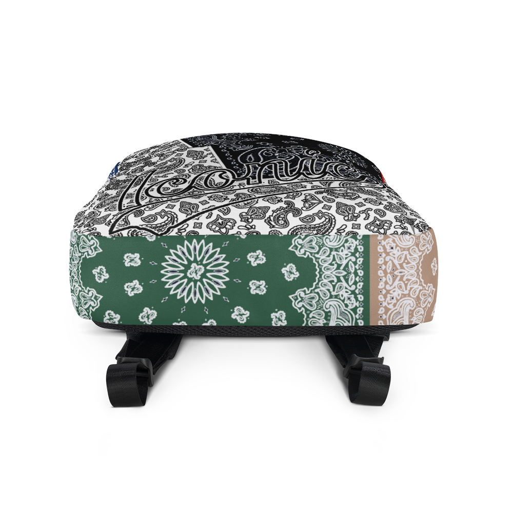 ROYAL ICONIC | Bandana Patchwork BACKPACK Digital Frontier HueMan Gang Cobain Collective Carousel 3 Color Variations