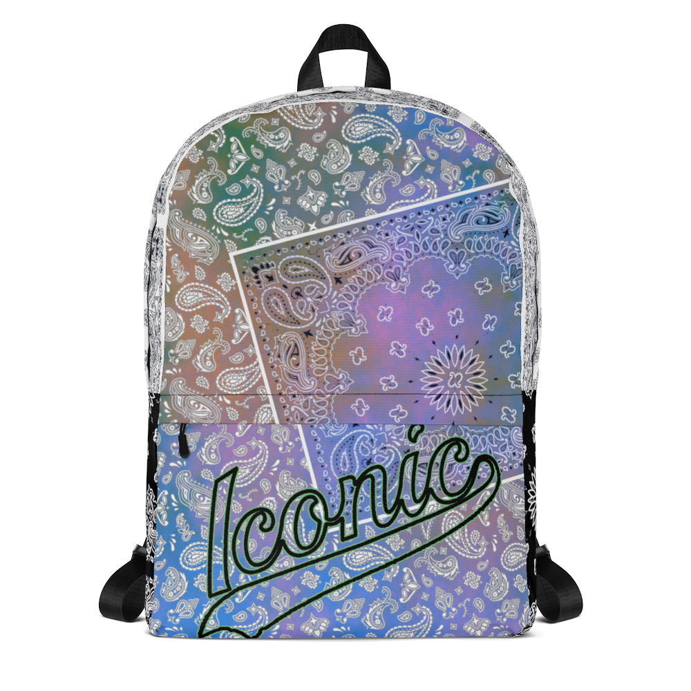 ROYAL ICONIC | Bandana Patchwork BACKPACK Digital Frontier HueMan Gang Tie Dye Aethereal 1 Pastel