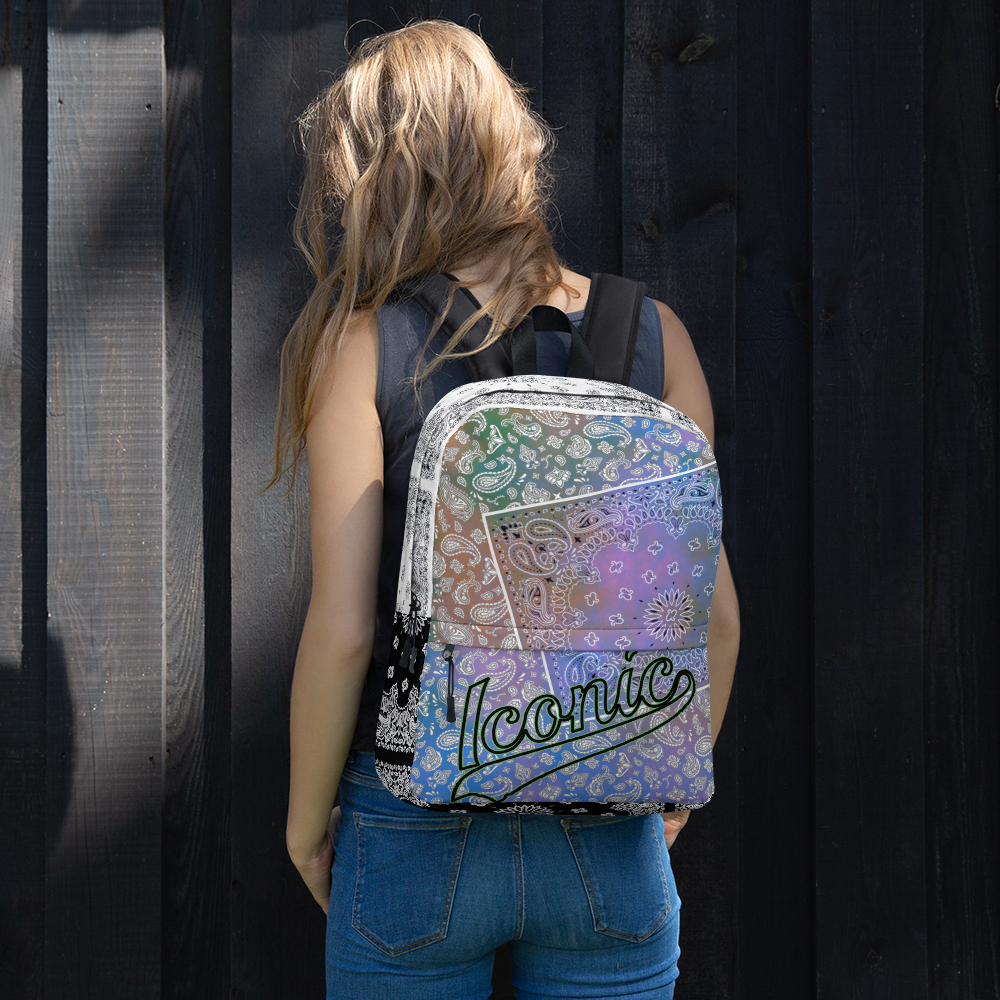 ROYAL ICONIC | Bandana Patchwork BACKPACK Digital Frontier HueMan Gang Tie Dye Aethereal 1 Pastel