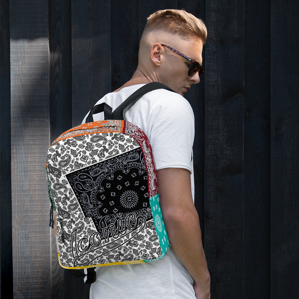 ROYAL ICONIC | Bandana Patchwork BACKPACK Digital Frontier HueMan Gang Cobain Collective Carousel 3 Color Variations