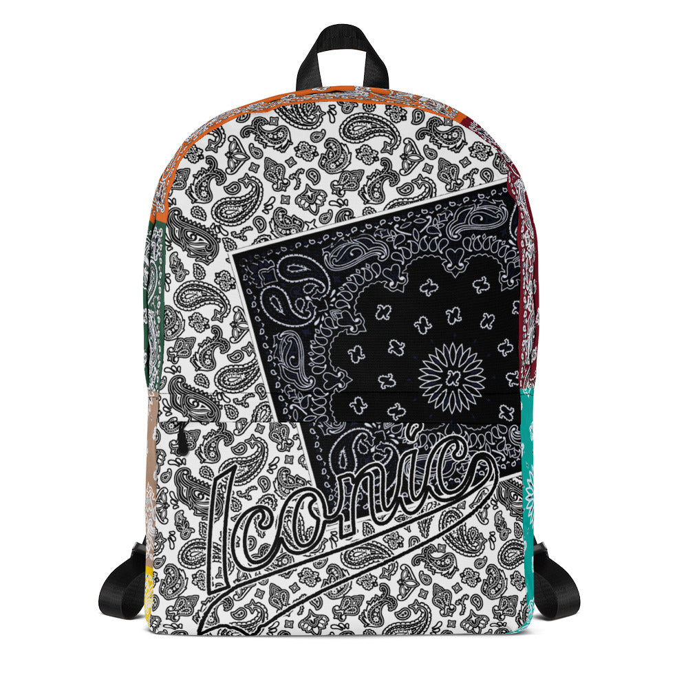 ROYAL ICONIC | Bandana Patchwork BACKPACK Digital Frontier HueMan Gang Cobain Collective Carousel 3 Color Variations
