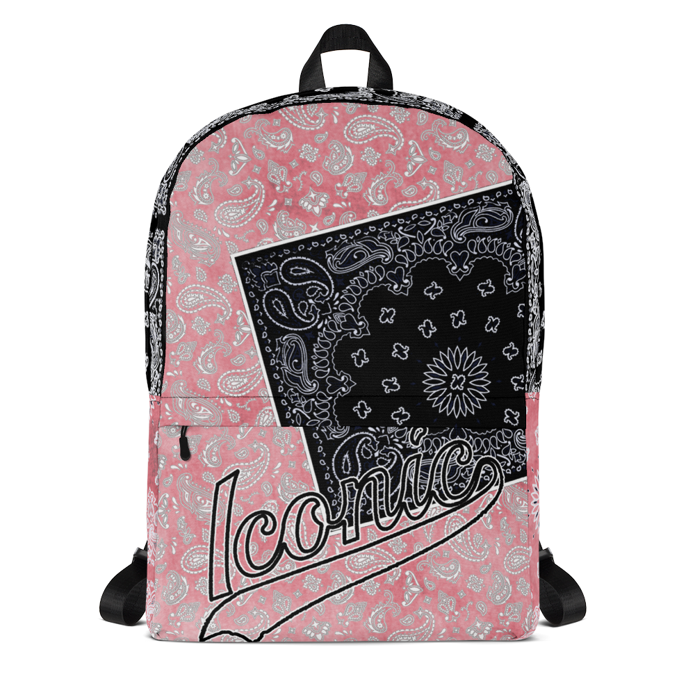 ROYAL ICONIC | Bandana Flag Tie Dye Aether Pour Color Block BACKPACK HueMan Gang Acid Wash Ice Dye Pink Blue Denim 2 Variations