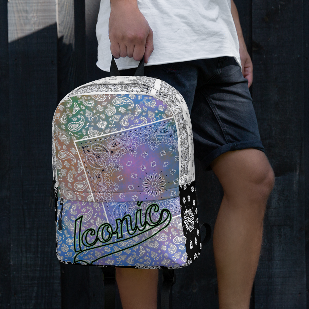ROYAL ICONIC | Bandana Patchwork BACKPACK Digital Frontier HueMan Gang Tie Dye Aethereal 1 Pastel