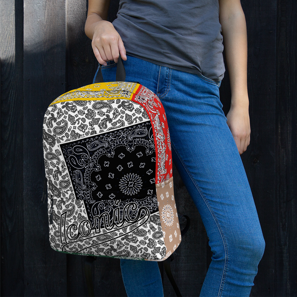 ROYAL ICONIC | Bandana Patchwork BACKPACK Digital Frontier HueMan Gang Cobain Collective Carousel 3 Color Variations