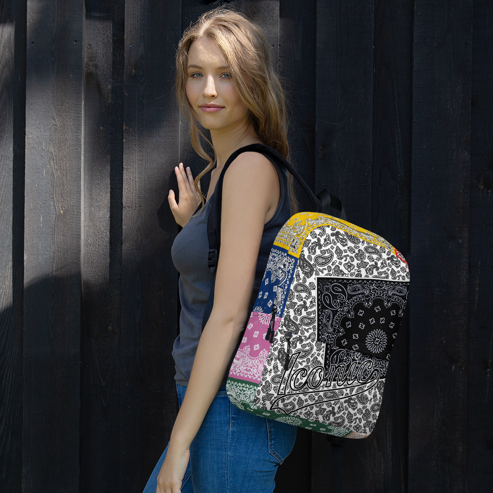 ROYAL ICONIC | Bandana Patchwork BACKPACK Digital Frontier HueMan Gang Cobain Collective Carousel 3 Color Variations