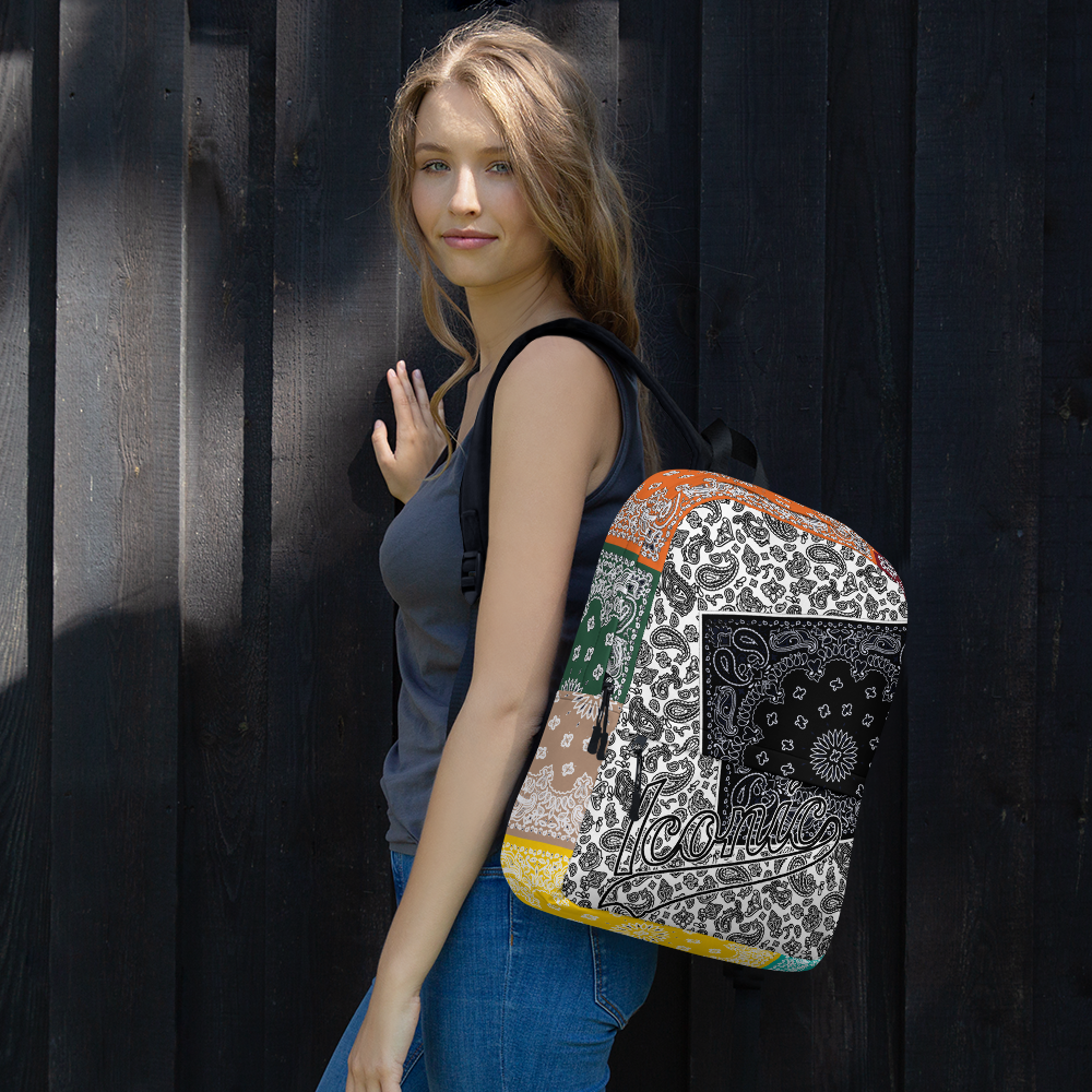 ROYAL ICONIC | Bandana Patchwork BACKPACK Digital Frontier HueMan Gang Cobain Collective Carousel 3 Color Variations