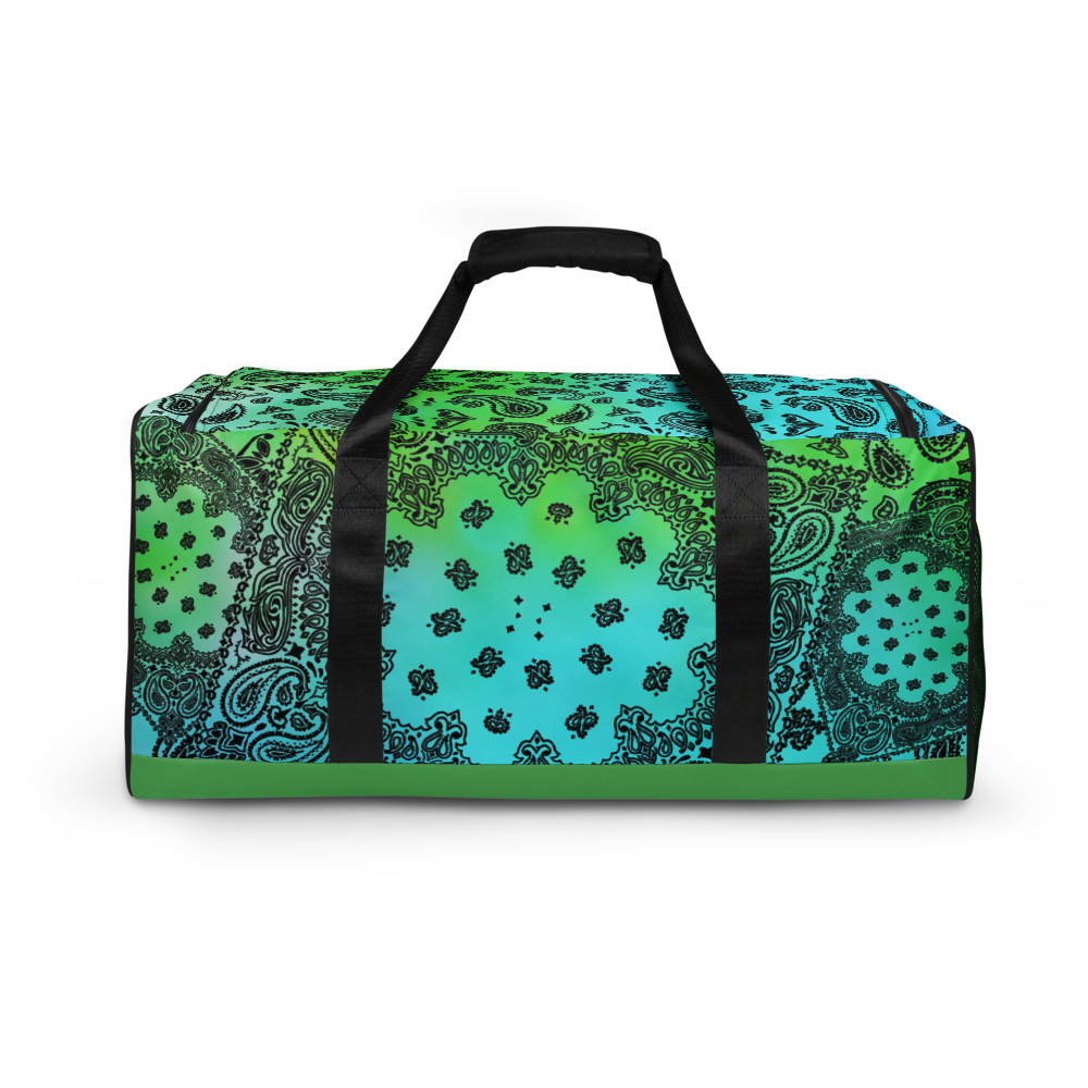ROYAL ICONIC | OG Candy Bandana Tie Dye Paisley Cloud Dye Skate Bag Gang Gang Duffel Bag Teal Alien Eilish Retro Baseball Logo