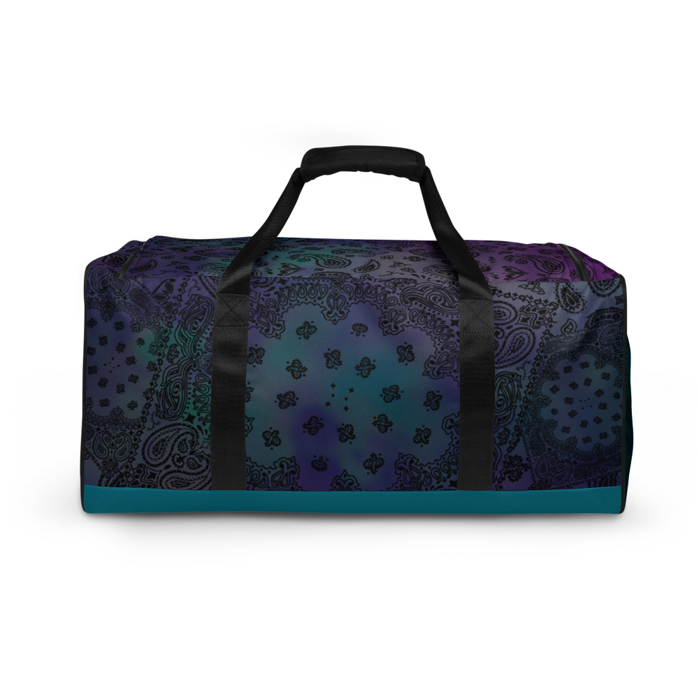 ROYAL ICONIC | OG Candy Bandana Tie Dye Paisley Cloud Dye Skate Bag Gang Gang Duffel Bag Purple Hendrixx Retro Baseball Logo