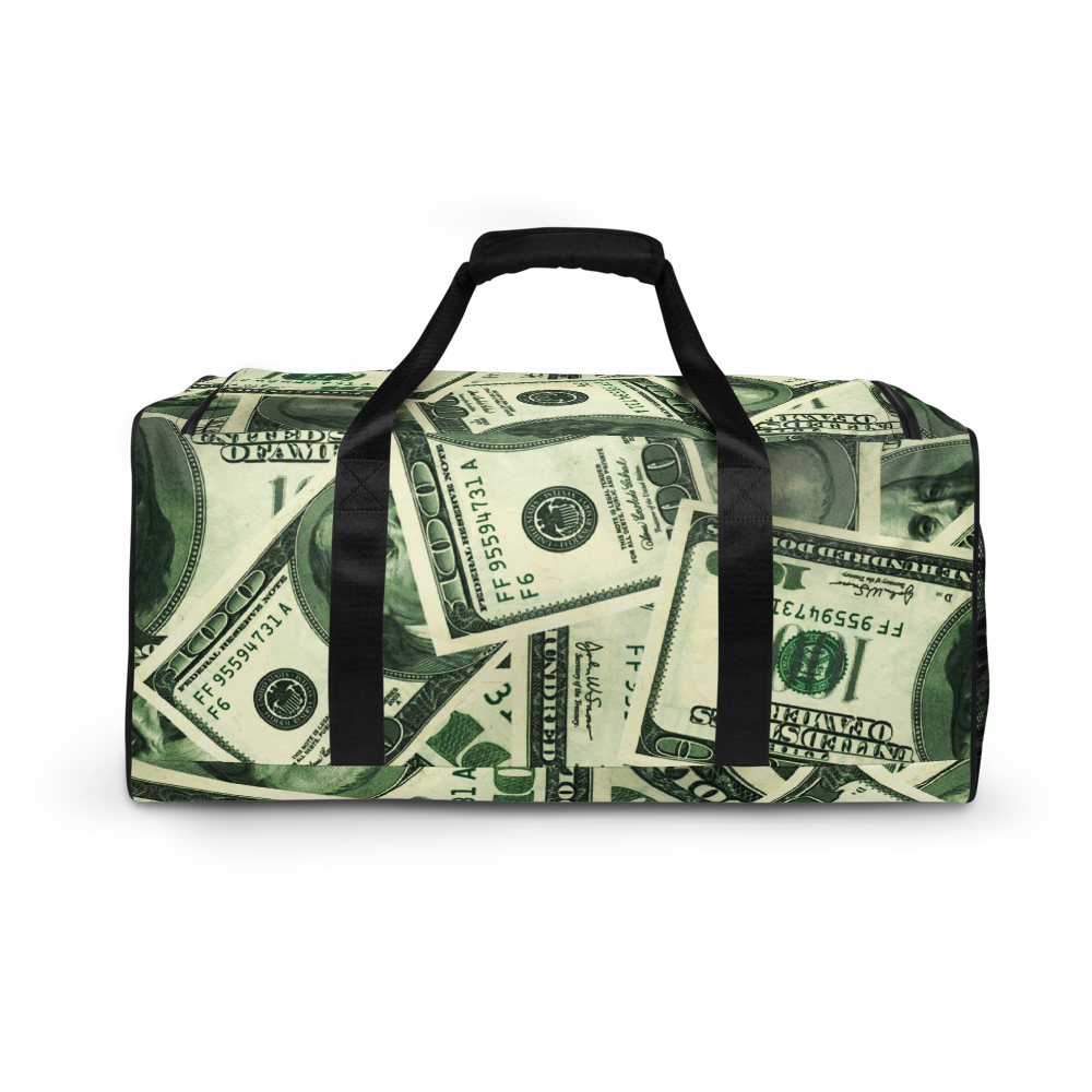 ROYAL ICONIC | The 100 Dollar Duffel Bag Nu Money Iconic MM's Workout Gym Bag GTA Guap Secure the Bag | Digital Greenbacks