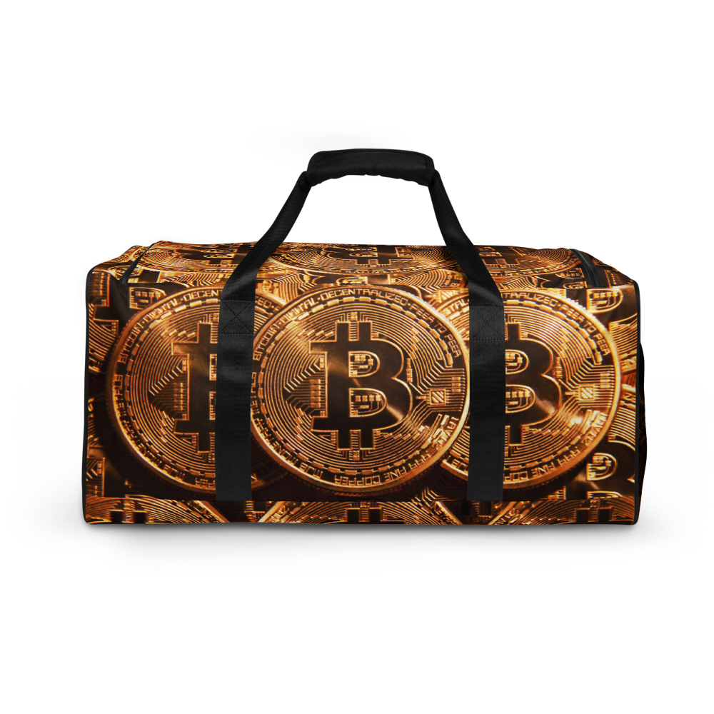 ROYAL ICONIC | Bitcoin Billionaire Money Manifest Duffle Bag The New Economy Iconic BB's Crypto Cash Secure the Bag | Btc Gold Standard Variants