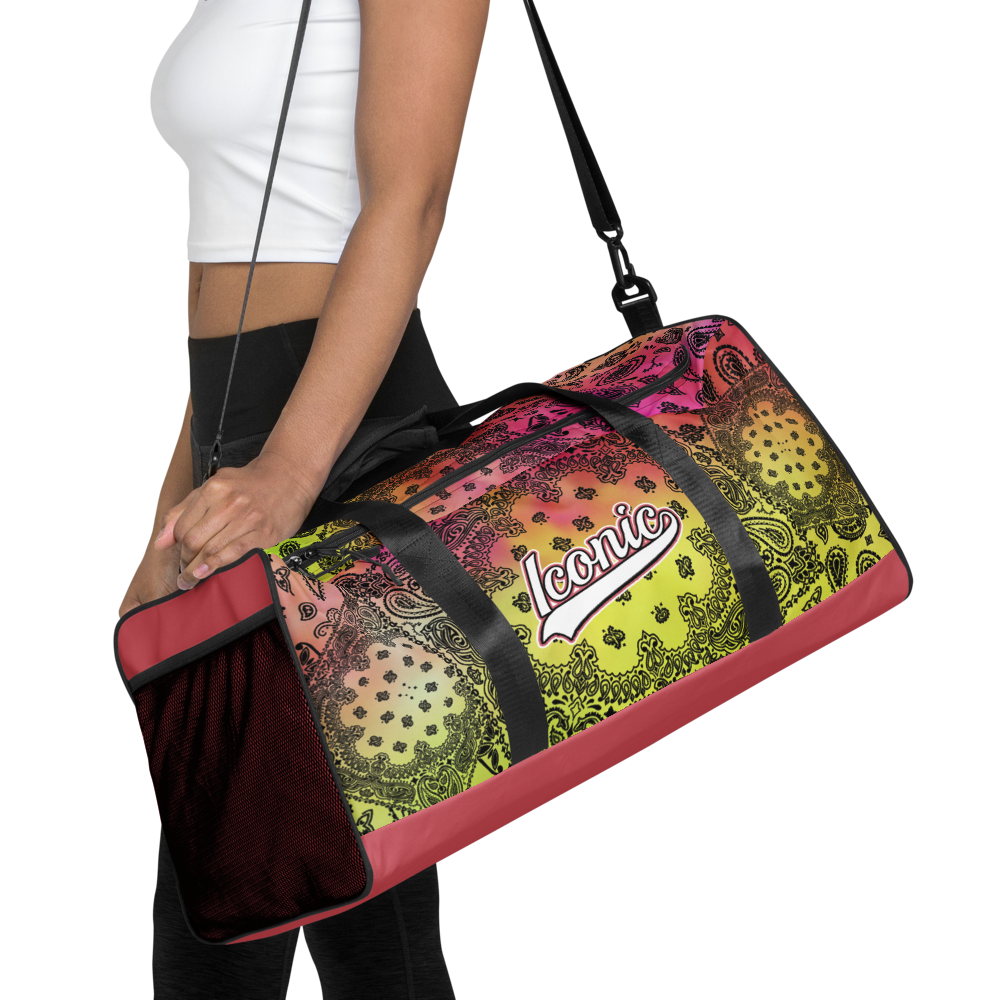 ROYAL ICONIC | OG Candy Bandana Tie Dye Paisley Cloud Dye Skate Bag Gang Gang Duffel Bag Pink Lemonade Banana Cabaret Retro Baseball Logo