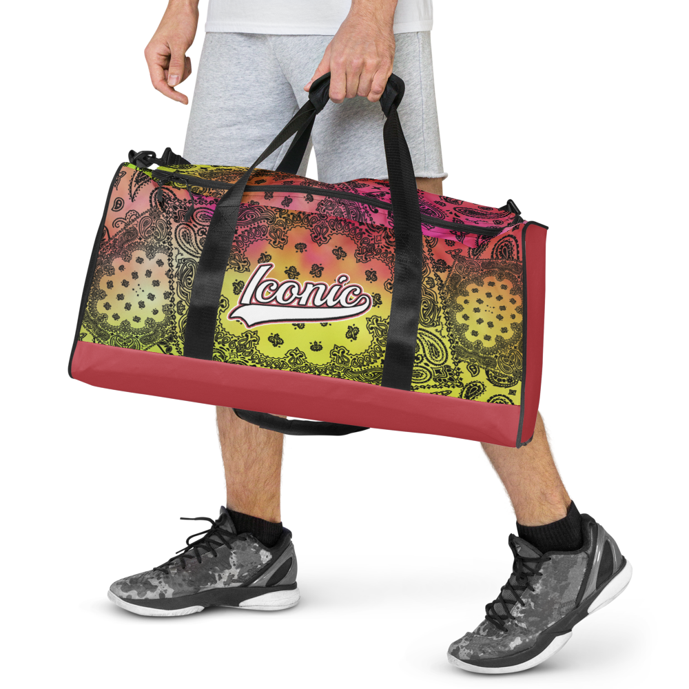 ROYAL ICONIC | OG Candy Bandana Tie Dye Paisley Cloud Dye Skate Bag Gang Gang Duffel Bag Pink Lemonade Banana Cabaret Retro Baseball Logo