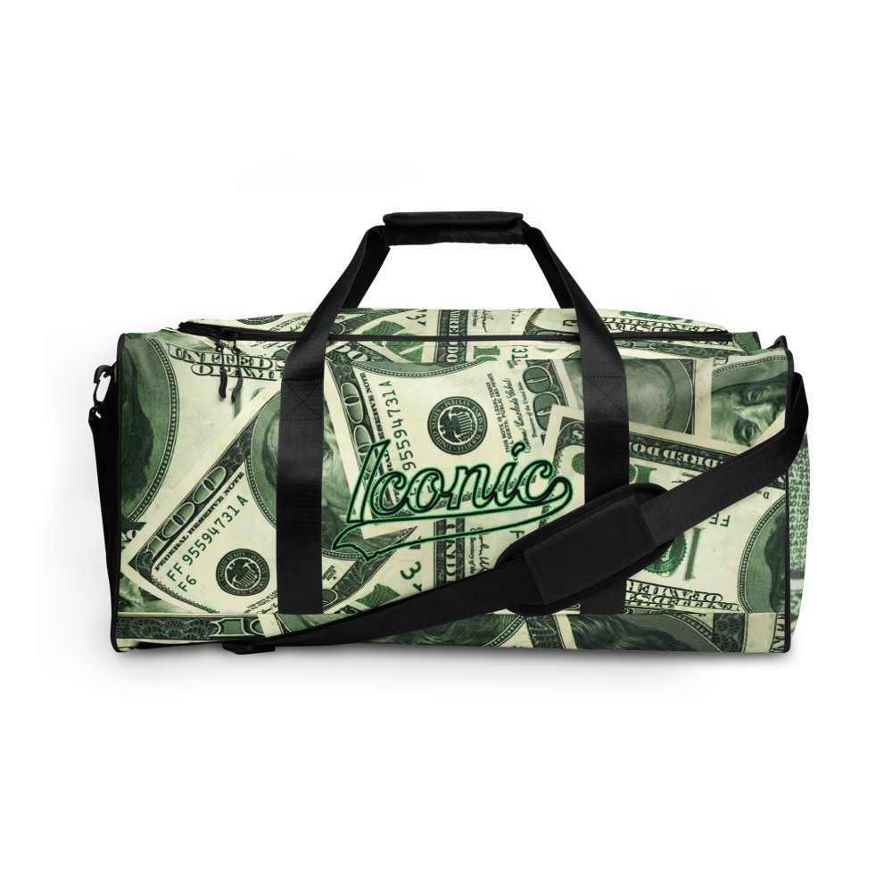 ROYAL ICONIC | The 100 Dollar Duffel Bag Nu Money Iconic MM's Workout Gym Bag GTA Guap Secure the Bag | Digital Greenbacks