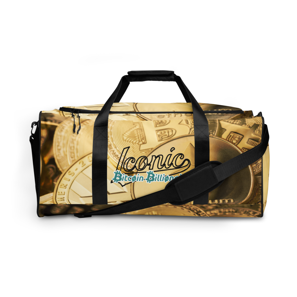 ROYAL ICONIC | Bitcoin Billionaire Money Manifest Duffle Bag The New Economy Iconic BB's Crypto Cash Secure the Bag | Btc Bills Variants