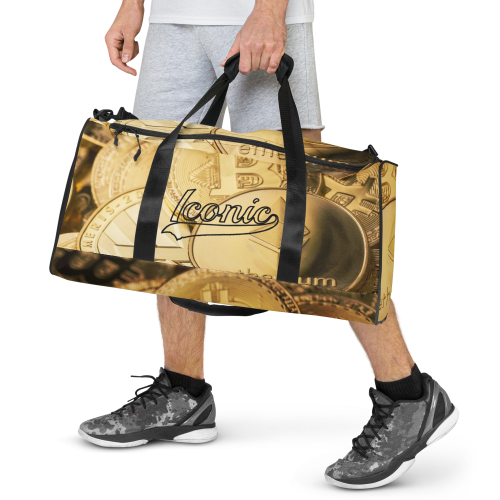 ROYAL ICONIC | Bitcoin Billionaire Money Manifest Duffle Bag The New Economy Iconic BB's Crypto Cash Secure the Bag | Gold Standard Variants