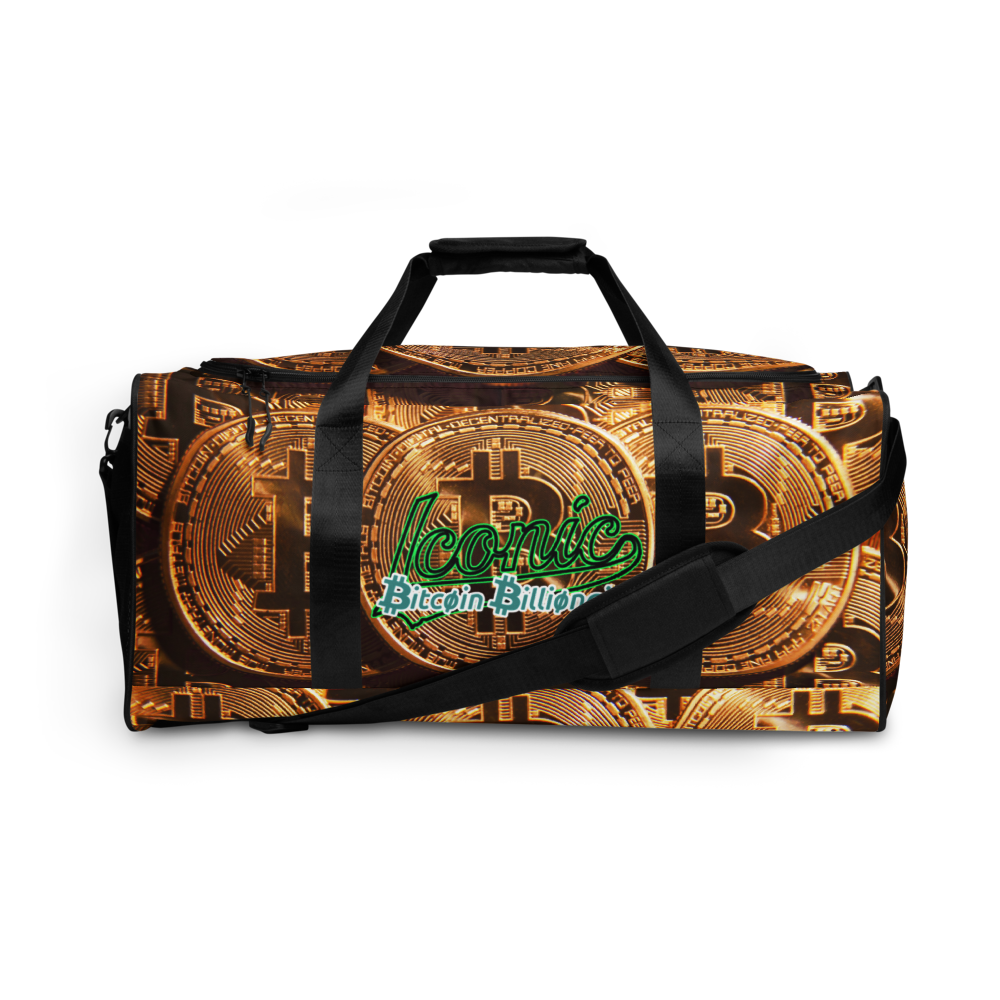 ROYAL ICONIC | Bitcoin Billionaire Money Manifest Duffle Bag The New Economy Iconic BB's Crypto Cash Secure the Bag | Btc Digital Gold Variants