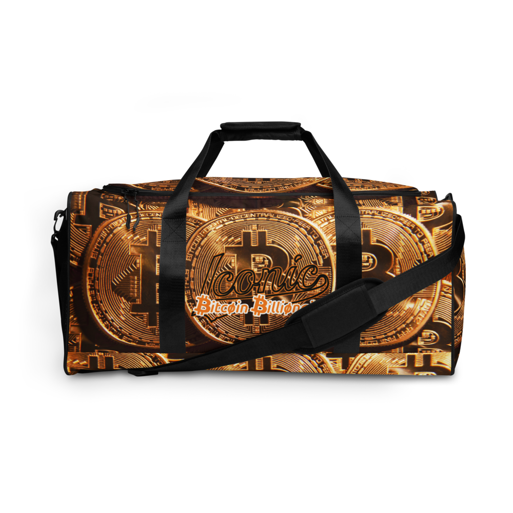 ROYAL ICONIC | Bitcoin Billionaire Money Manifest Duffle Bag The New Economy Iconic BB's Crypto Cash Secure the Bag | Btc Digital Gold Variants