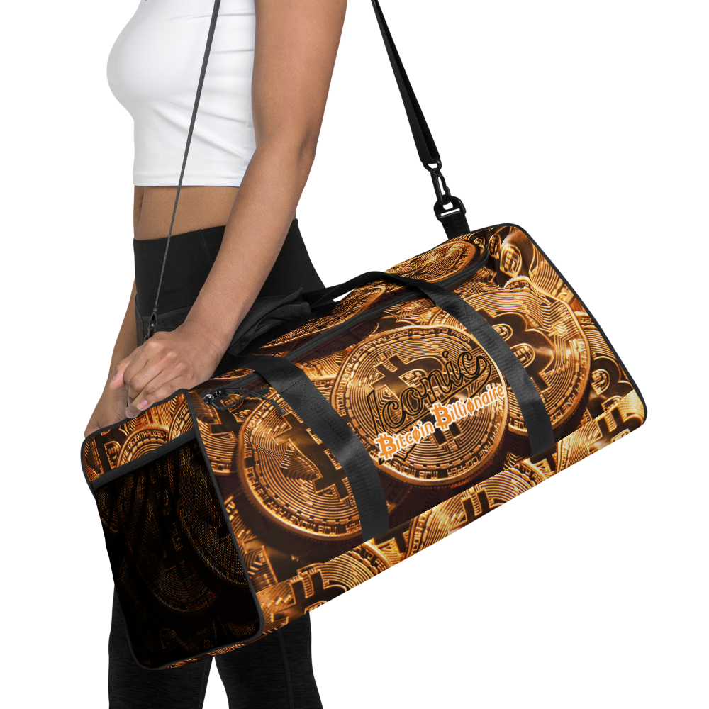 ROYAL ICONIC | Bitcoin Billionaire Money Manifest Duffle Bag The New Economy Iconic BB's Crypto Cash Secure the Bag | Btc Digital Gold Variants