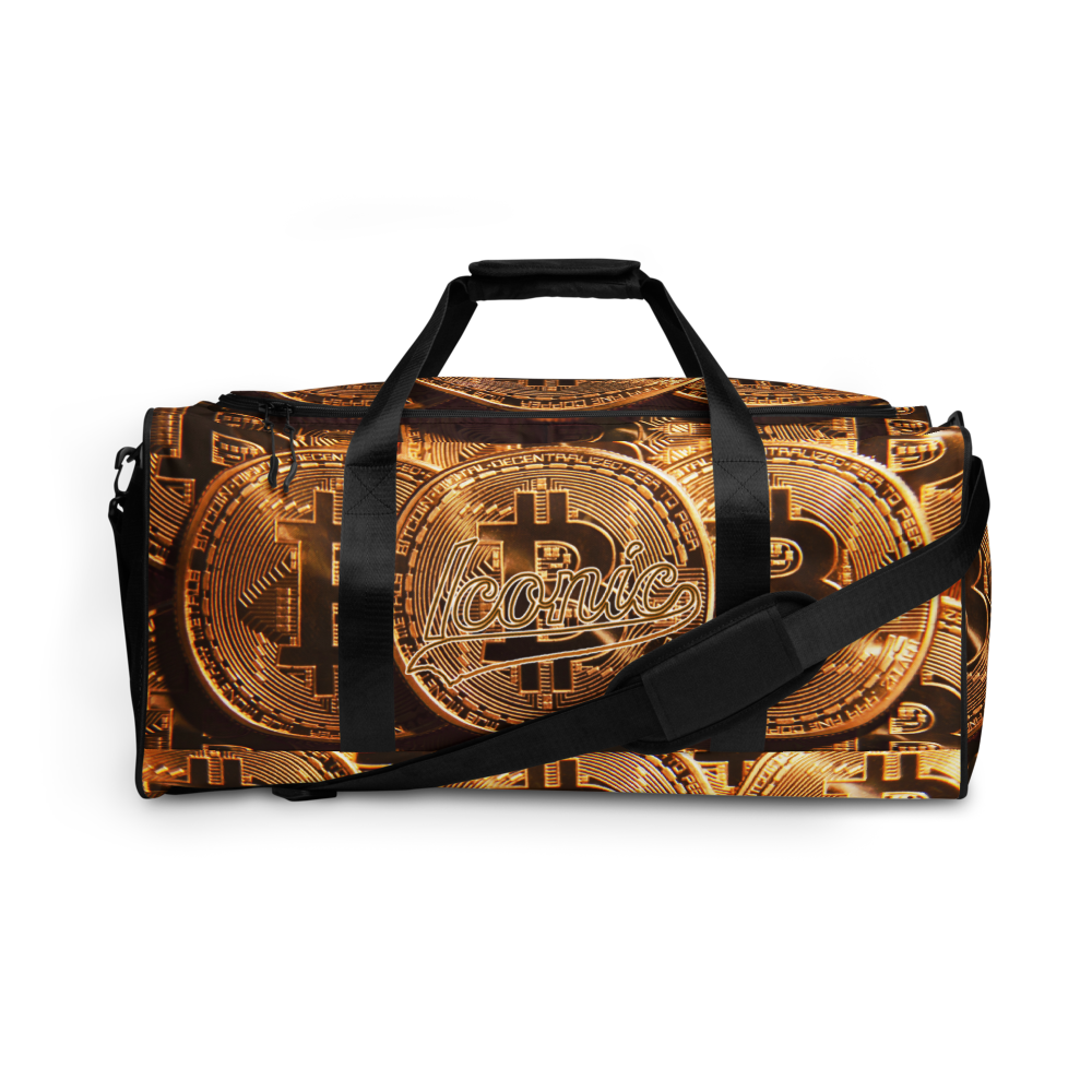 ROYAL ICONIC | Bitcoin Billionaire Money Manifest Duffle Bag The New Economy Iconic BB's Crypto Cash Secure the Bag | Btc Gold Standard Variants