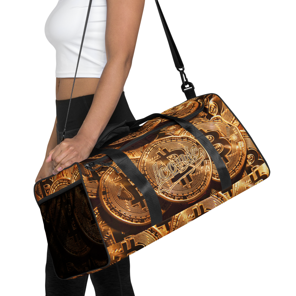 ROYAL ICONIC | Bitcoin Billionaire Money Manifest Duffle Bag The New Economy Iconic BB's Crypto Cash Secure the Bag | Btc Gold Standard Variants
