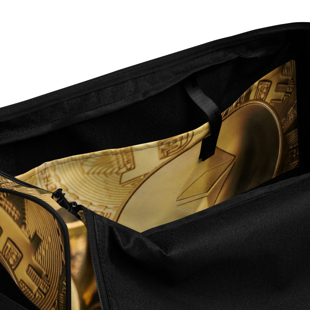 ROYAL ICONIC | Bitcoin Billionaire Money Manifest Duffle Bag The New Economy Iconic BB's Crypto Cash Secure the Bag | Gold Standard Variants