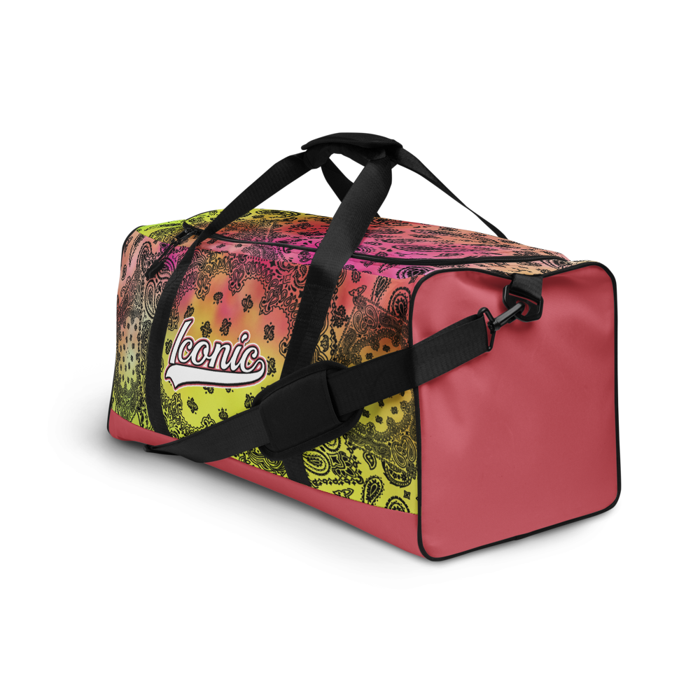 ROYAL ICONIC | OG Candy Bandana Tie Dye Paisley Cloud Dye Skate Bag Gang Gang Duffel Bag Pink Lemonade Banana Cabaret Retro Baseball Logo