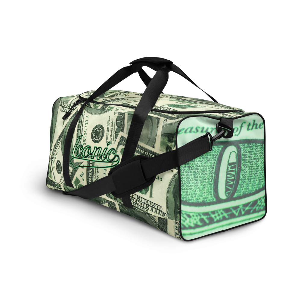 ROYAL ICONIC | The 100 Dollar Duffel Bag Nu Money Iconic MM's Workout Gym Bag GTA Guap Secure the Bag | Digital Greenbacks