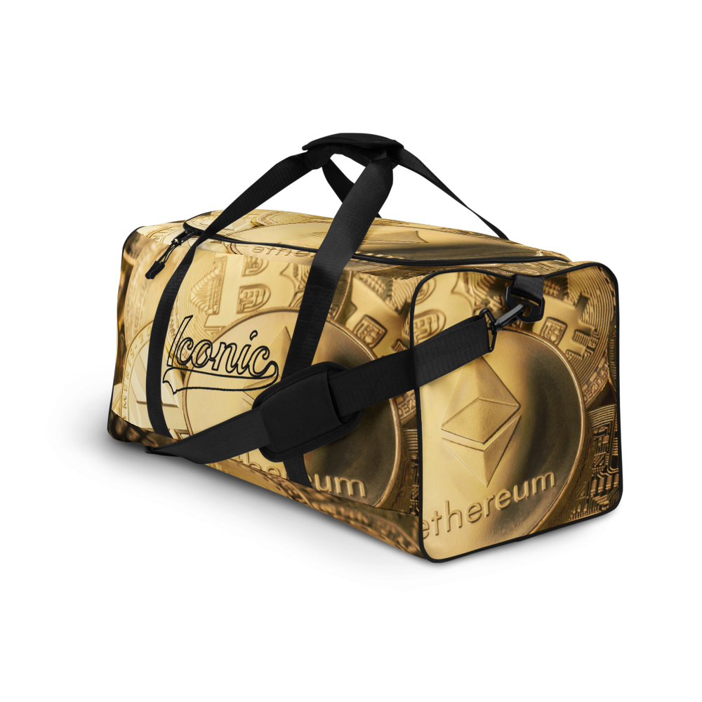 ROYAL ICONIC | Bitcoin Billionaire Money Manifest Duffle Bag The New Economy Iconic BB's Crypto Cash Secure the Bag | Gold Standard Variants