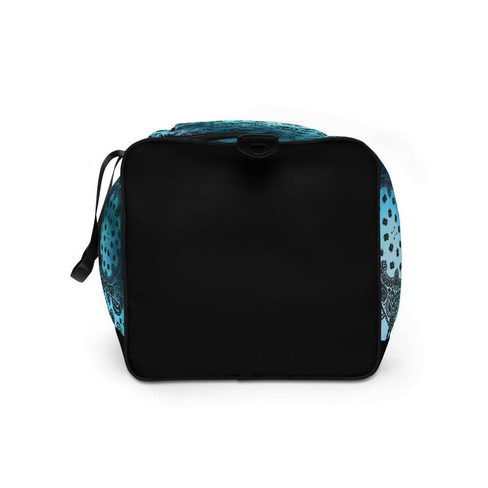 ROYAL ICONIC | OG Candy Bandana Tie Dye Paisley Cloud Dye Skate Bag Gang Gang Duffel Bag Sky Baby Blue Retro Baseball Logo