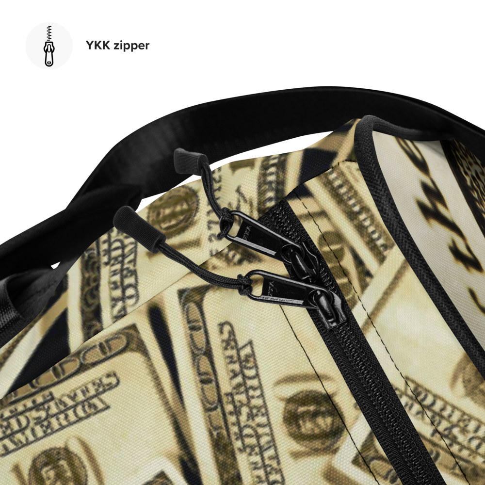 ROYAL ICONIC | The 100 Dollar Duffel Bag Nu Money Iconic MM's Workout Gym Bag GTA Guap Im in my Bag Secure the Bag Pink Money Bag | Classic Cash Bag Variant