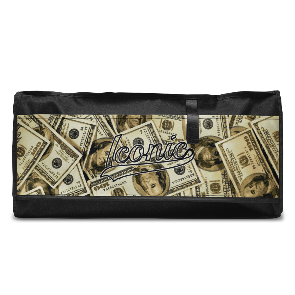 ROYAL ICONIC | The 100 Dollar Duffel Bag Nu Money Iconic MM's Workout Gym Bag GTA Guap Im in my Bag Secure the Bag Pink Money Bag | Classic Cash Bag Variant