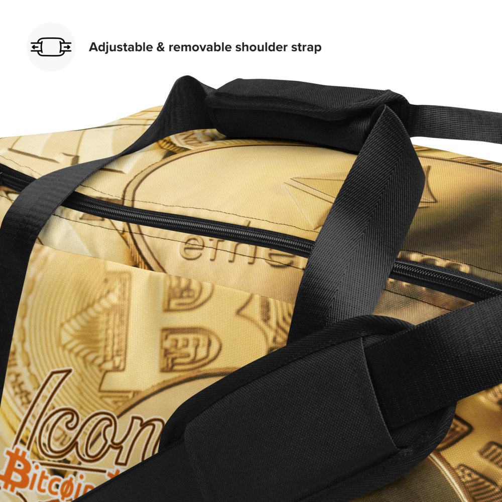 ROYAL ICONIC | Bitcoin Billionaire Money Manifest Duffle Bag The New Economy Iconic BB's Crypto Cash Secure the Bag | Btc Bills Variants