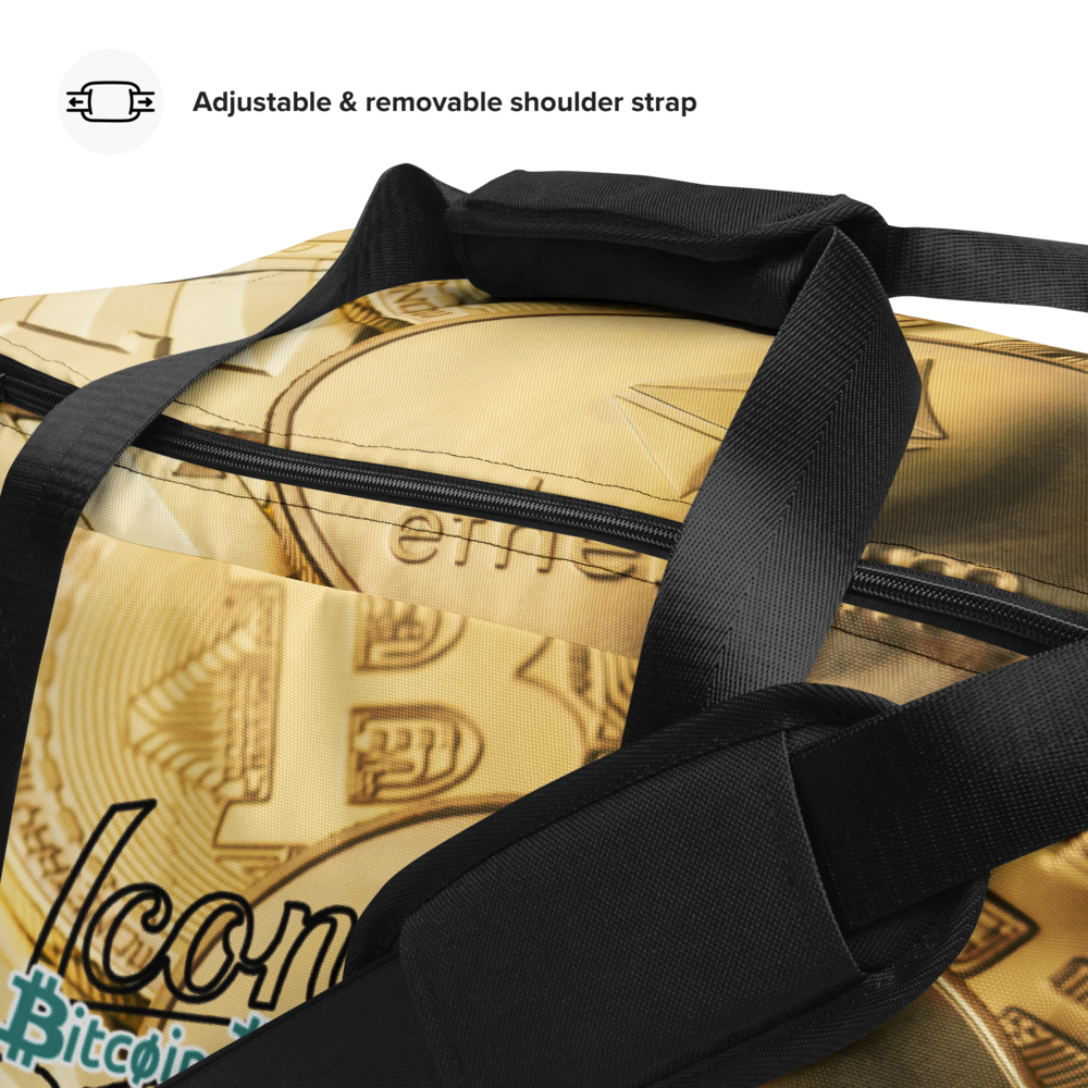 ROYAL ICONIC | Bitcoin Billionaire Money Manifest Duffle Bag The New Economy Iconic BB's Crypto Cash Secure the Bag | Btc Bills Variants