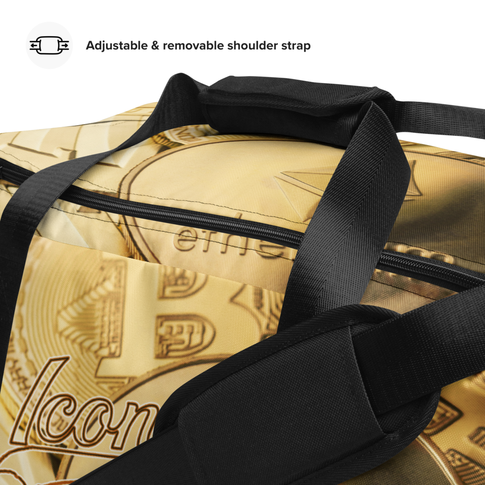 ROYAL ICONIC | Bitcoin Billionaire Money Manifest Duffle Bag The New Economy Iconic BB's Crypto Cash Secure the Bag | Gold Standard Variants