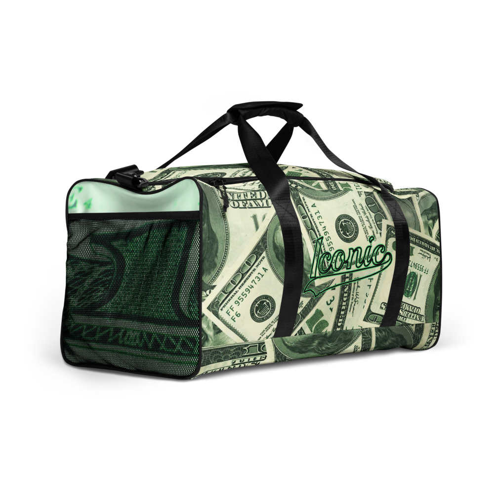 ROYAL ICONIC | The 100 Dollar Duffel Bag Nu Money Iconic MM's Workout Gym Bag GTA Guap Secure the Bag | Digital Greenbacks