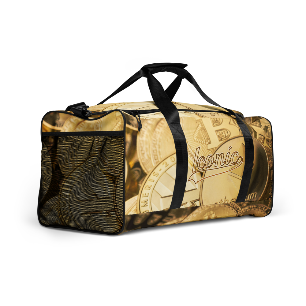 ROYAL ICONIC | Bitcoin Billionaire Money Manifest Duffle Bag The New Economy Iconic BB's Crypto Cash Secure the Bag | Gold Standard Variants
