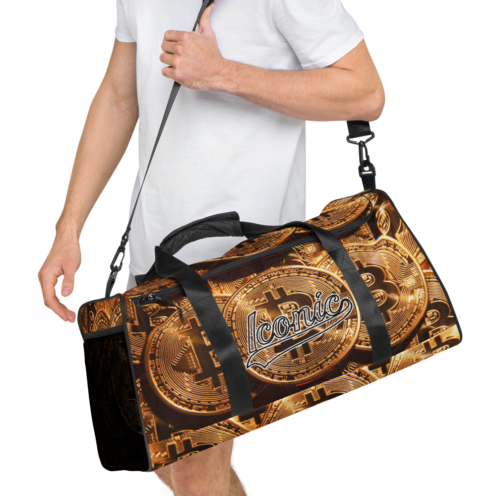 ROYAL ICONIC | Bitcoin Billionaire Money Manifest Duffle Bag The New Economy Iconic BB's Crypto Cash Secure the Bag | Btc Gold Standard Variants