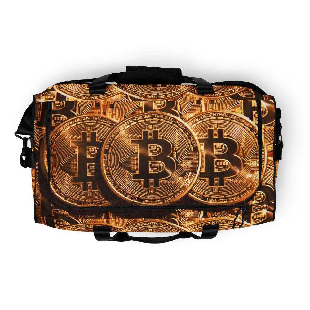 ROYAL ICONIC | Bitcoin Billionaire Money Manifest Duffle Bag The New Economy Iconic BB's Crypto Cash Secure the Bag | Btc Gold Standard Variants