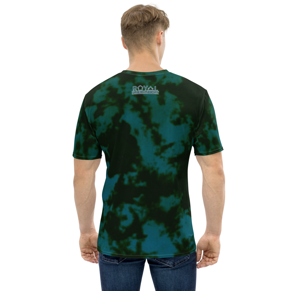 CRXWN | ROYAL Urban Resort 2021 | Royal Drip | D4L By Any Means Trippy 60s Acid Wash Jersey Tee Pixel Shades Gold Pharaoh Teal