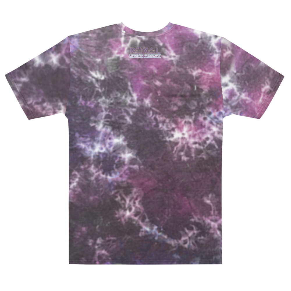 CRXWN | Royal Urban Resort | Trippy Drippy D4L By Any Means Bleach Acid Wash Unisex Jersey Tee Royal Wave CMFT PSG Purple Acid Wash