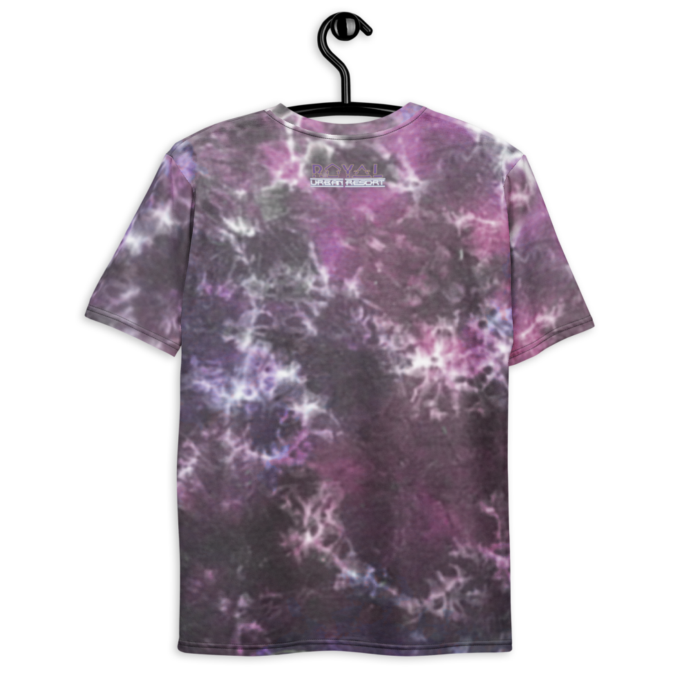 CRXWN | Royal Urban Resort | Trippy Drippy D4L By Any Means Bleach Acid Wash Unisex Jersey Tee Royal Wave CMFT PSG Purple Acid Wash