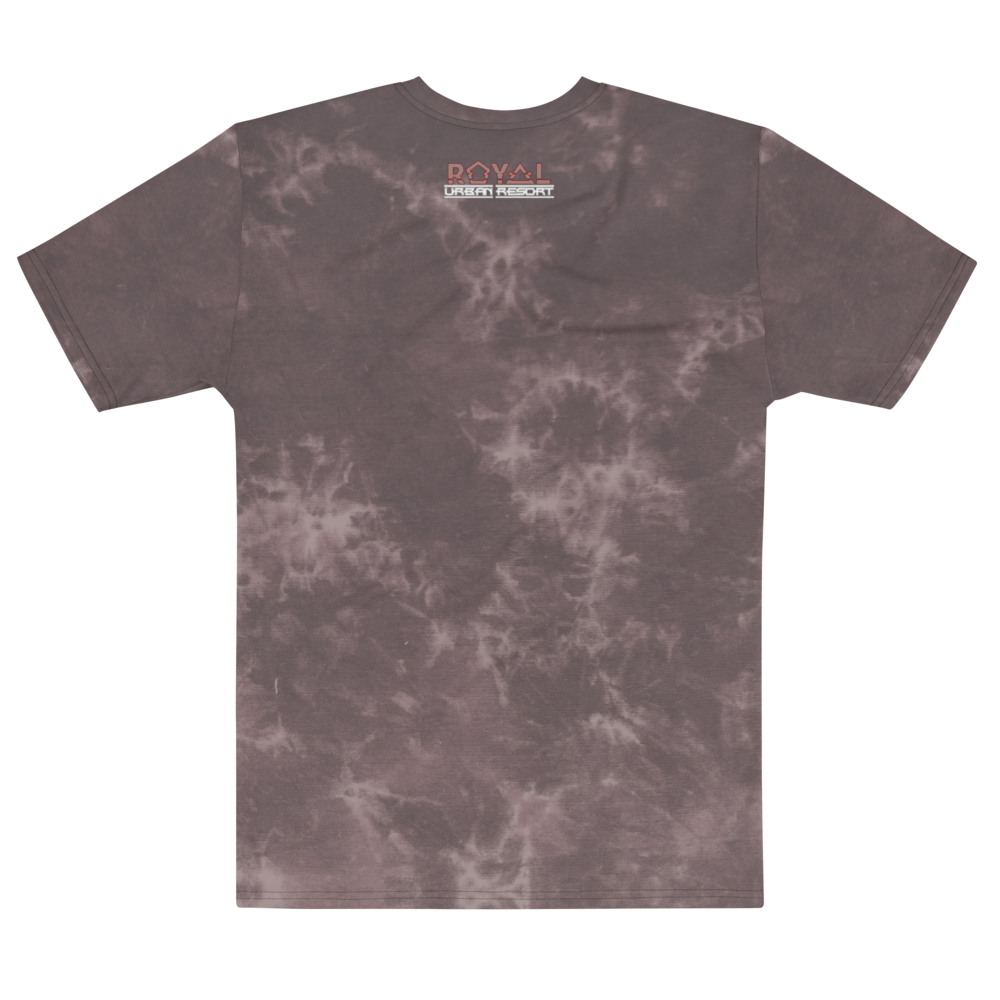 CRXWN | Royal Urban Resort | Trippy Drippy D4L By Any Means Bleach Acid Wash Unisex Jersey Tee Golden Wave Taupe Haze Acid Wash