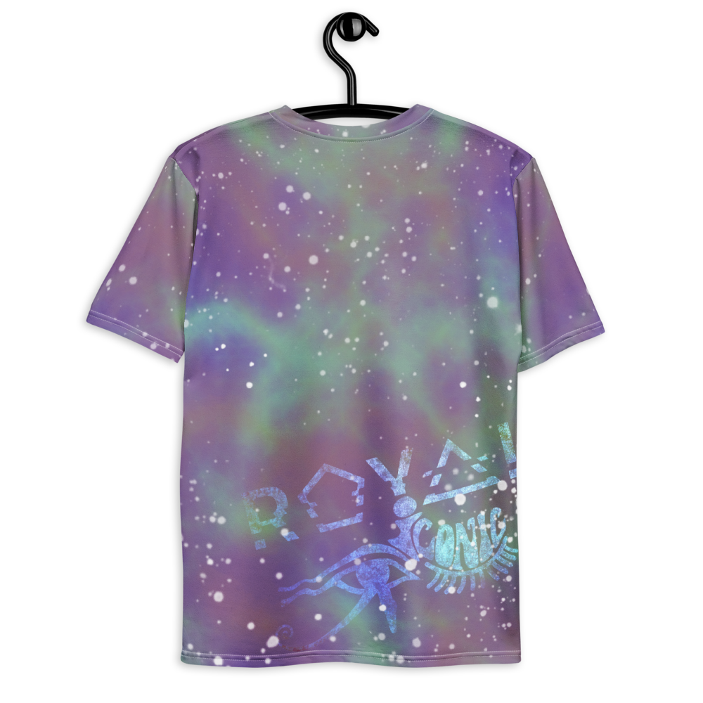 ROYAL ICONIC | Acid Wash Bleach Dye Galaxy Stars Sage & Retrogrades Ladies Unisex Cut Crewneck Jersey Tee Ascend Ether 2