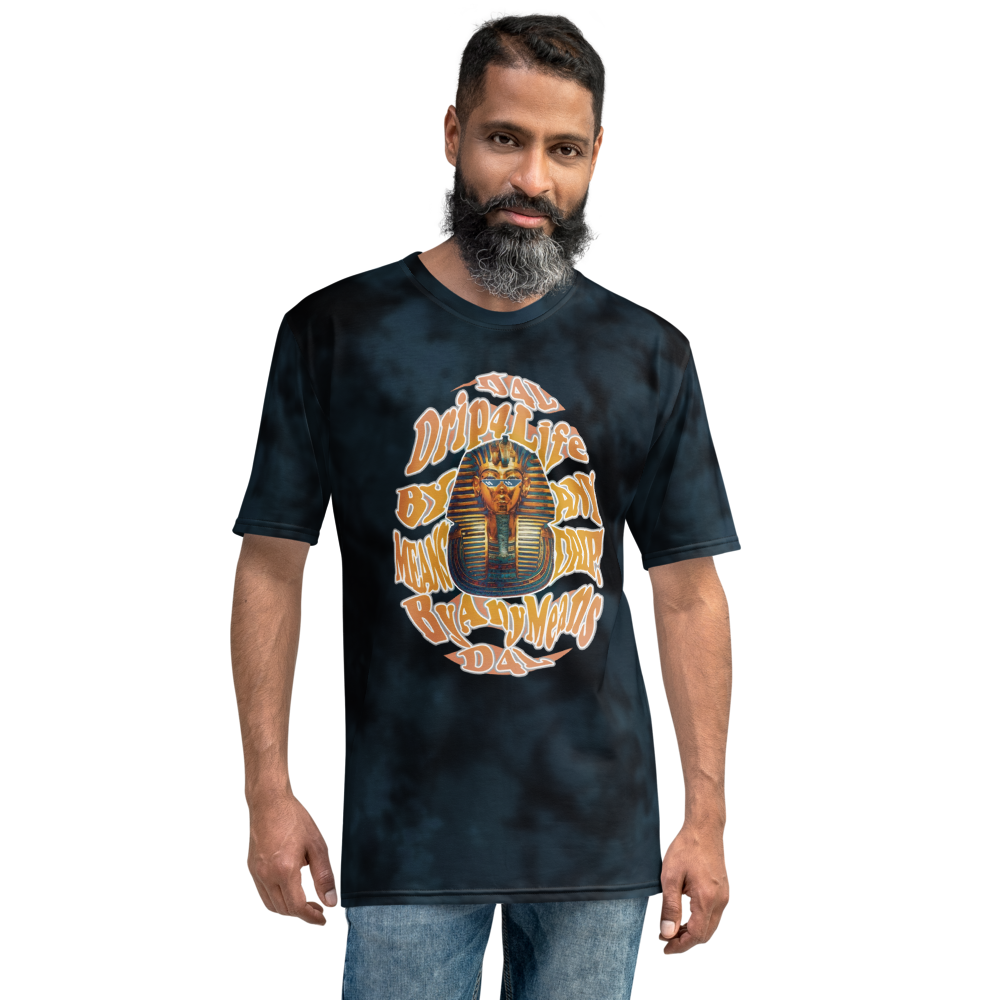 CRXWN | ROYAL Urban Resort 2021 | Royal Drip | D4L By Any Means Trippy 60s Acid Wash Jersey Tee Pixel Shades Gold Pharaoh 700 Sun Blue