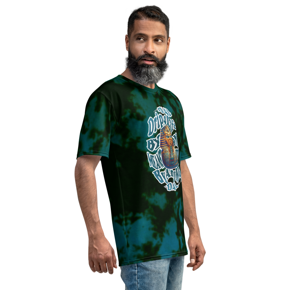 CRXWN | ROYAL Urban Resort 2021 | Royal Drip | D4L By Any Means Trippy 60s Acid Wash Jersey Tee Pixel Shades Gold Pharaoh Teal